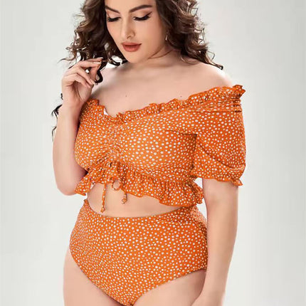 Women's Plus Size Split Bikini
