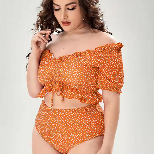 Women's Plus Size Split Bikini