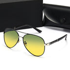 Black Silver Yellow Green Lens