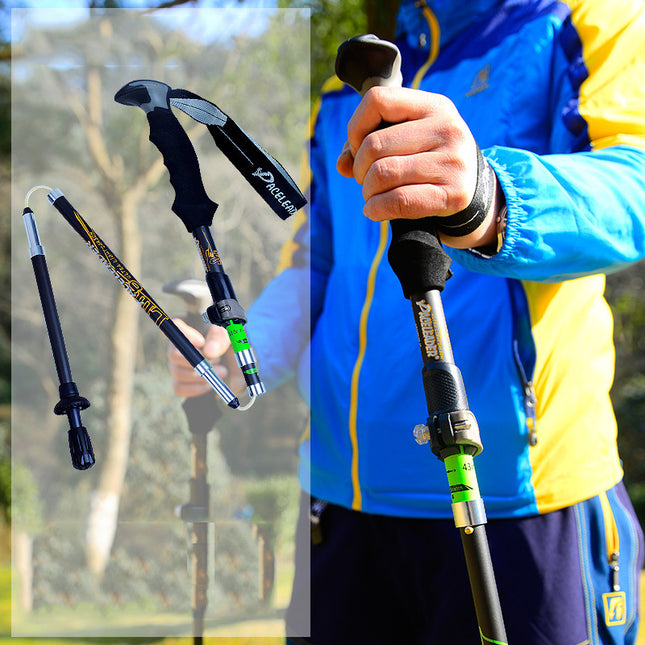Outdoor Carbon Folding Trekking Poles