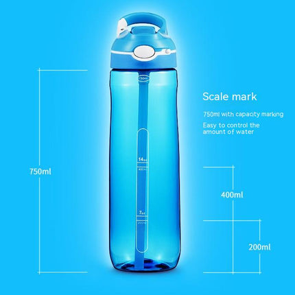 Tritan Sports Water Bottle with Leak-Proof Lid