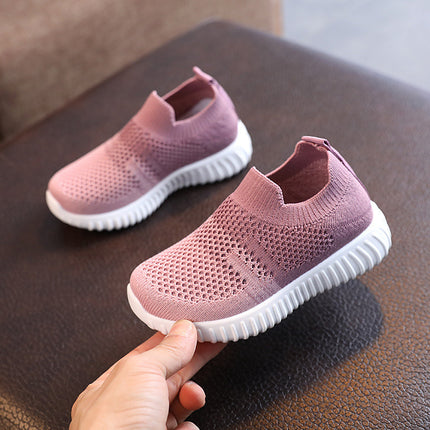 Multicolor Knitted Toddler Baby Sneakers
