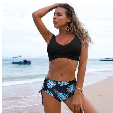 High Waist Twist Bikini Swimsuit for Women